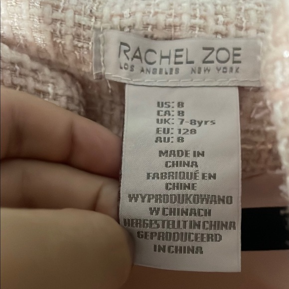 Rachel Zoe Blush Formal Kids Dress with Jacket - Picture 2 of 7